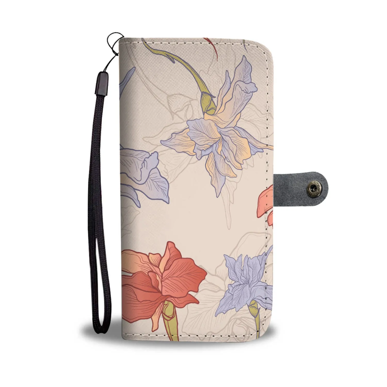 Iris Art Phone Wallet Case