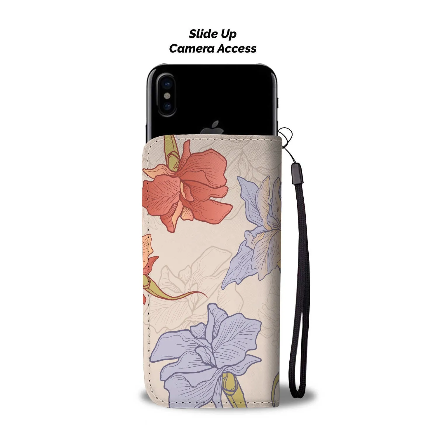 Iris Art Phone Wallet Case