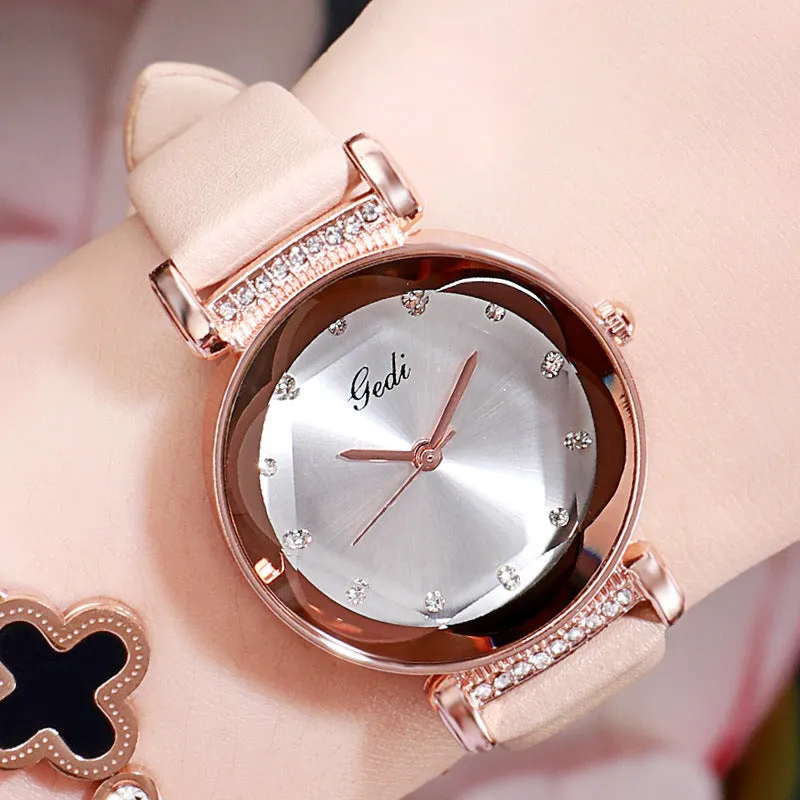 Irregular Mirror Quartz Women's Watch