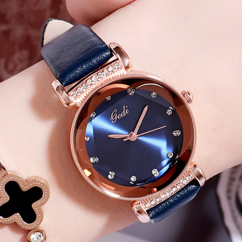 Irregular Mirror Quartz Women's Watch