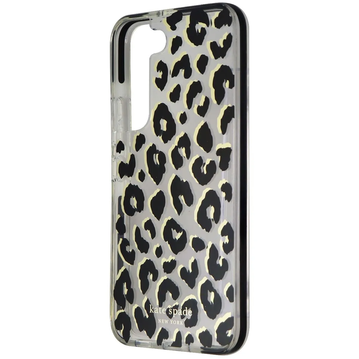 Kate Spade Defensive Hardshell Case for Samsung Galaxy S22 - City Leopard/Clear