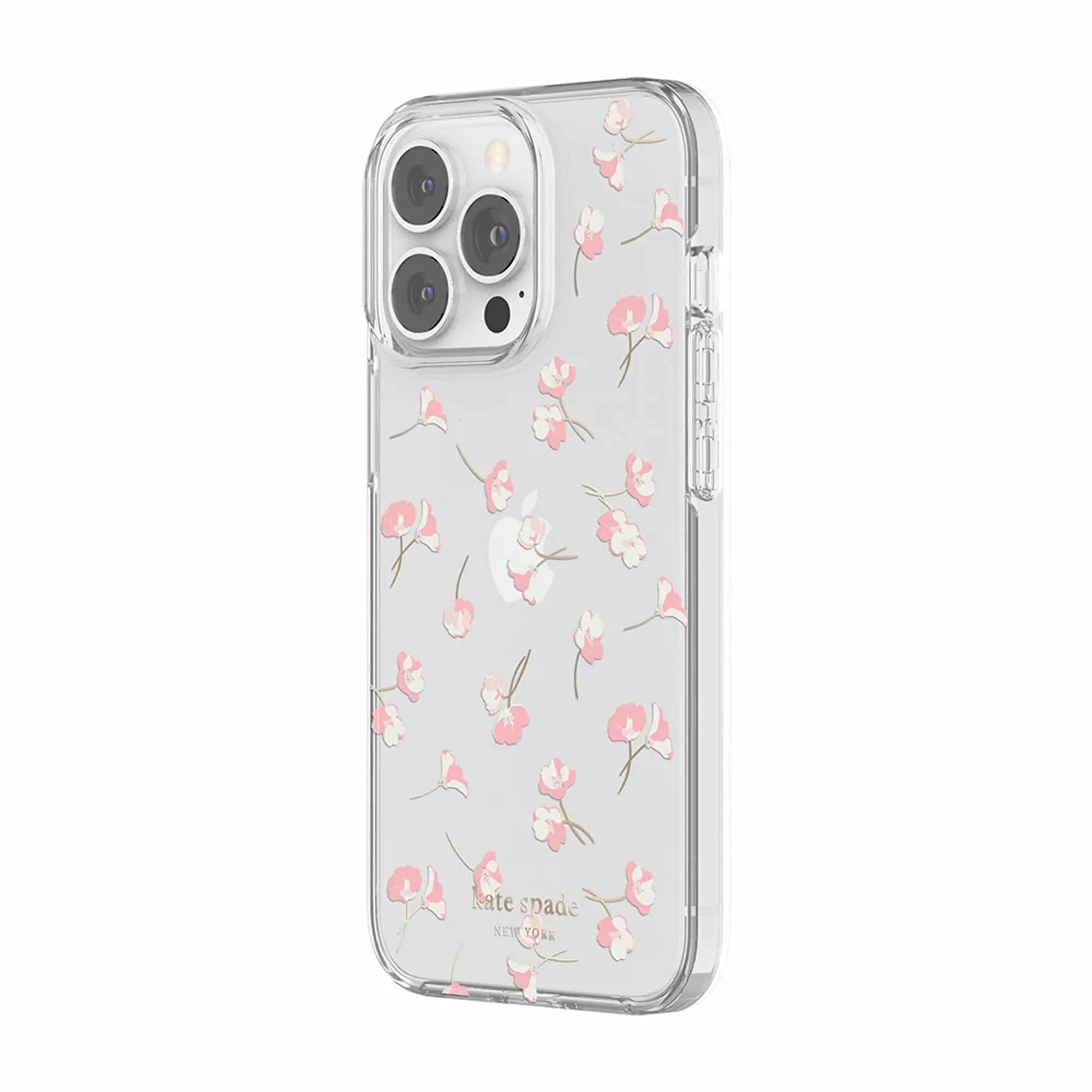 Kate Spade New York Protective Hardshell Case for iPhone 13 Pro Max 5G - Falling Poppies Blush  (Barcode: 191058137777 )