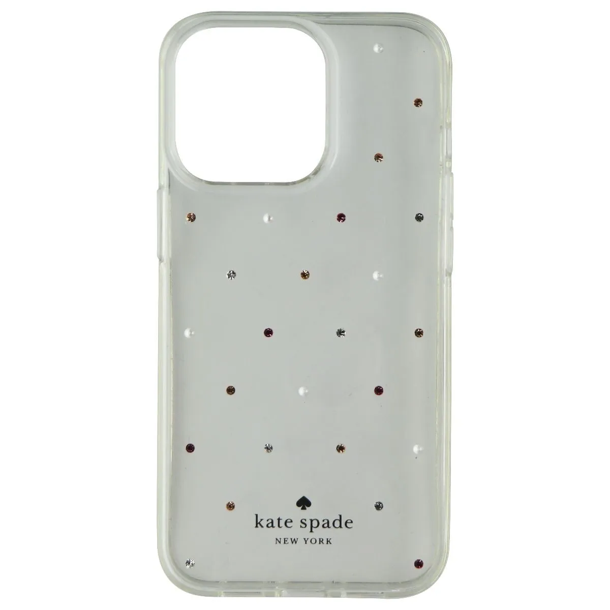 Kate Spade Protective Case for Apple iPhone 13 Pro - Pin Dot Gems / Clear