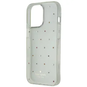 Kate Spade Protective Case for Apple iPhone 13 Pro - Pin Dot Gems / Clear