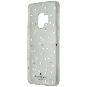 Kate Spade Protective Hardshell Case for Galaxy S9 - Scatter Dot Gold/Clear