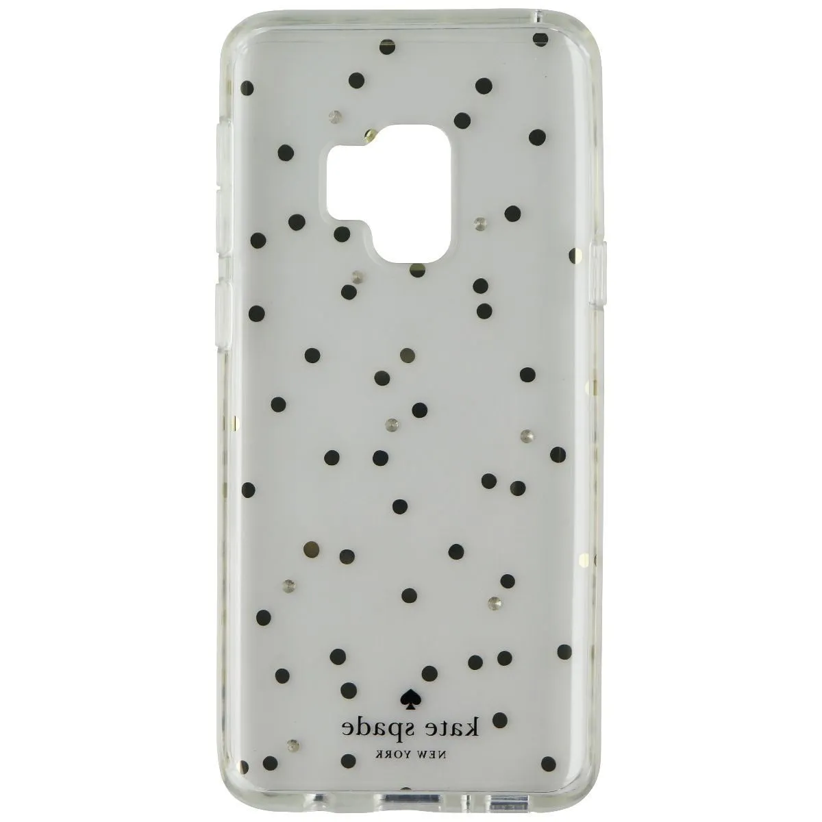 Kate Spade Protective Hardshell Case for Galaxy S9 - Scatter Dot Gold/Clear