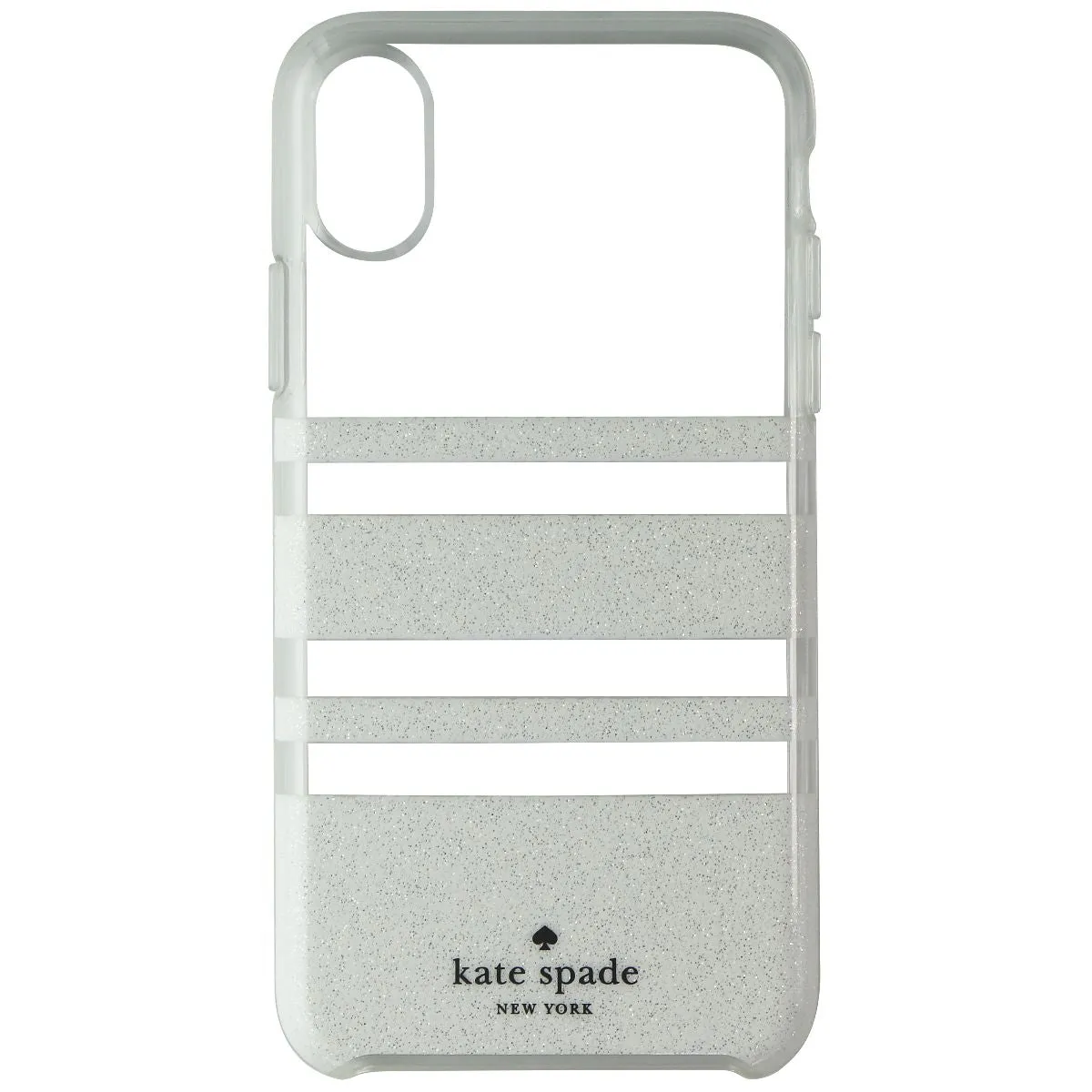 Kate Spade Protective Hardshell Case for iPhone Xs/X - Clear/Charlotte Stripe