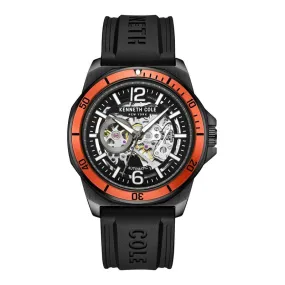 Kenneth Cole Gents Silicone Mechanical Watch KCWGR0013503