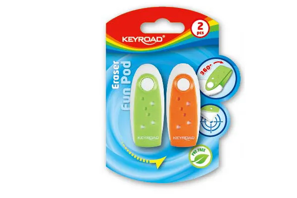 KEYROAD ERASER WITH PROTECTION B/CARD KR970225