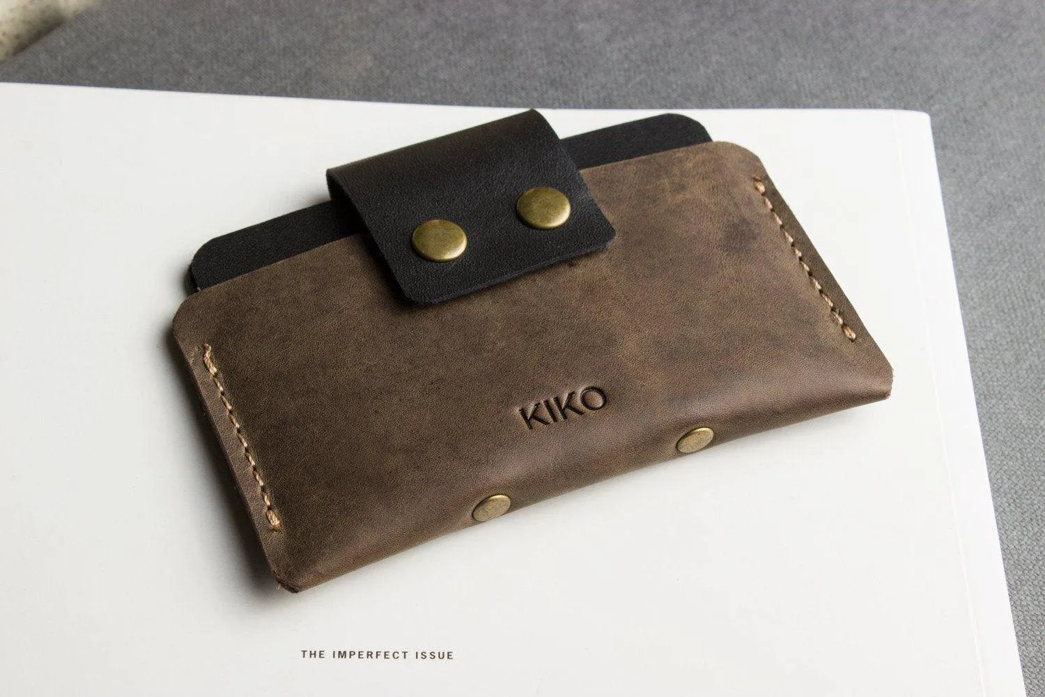 Kiko Leather Leather Card Case