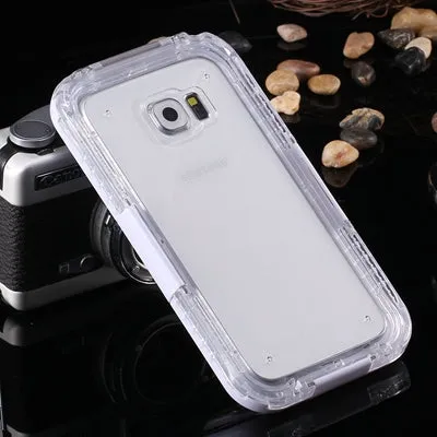 KISSCASE IP-68 Underwater Waterproof Case For Samsung S8 Plus Samsung Galaxy S6 Edge S7 Edge Cases Swimming Diving Phone Bags