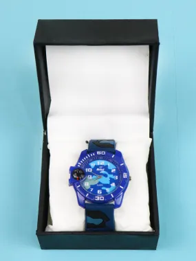 KWW01 Boys Wrist Watch Smart Dark Blue Multidesign