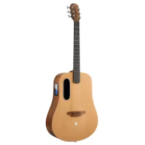 Lava Music LAVA ME 4 SPRUCE Series Acoustic Electric Guitar - 41" (Woodgrain Brown & Burlywood)