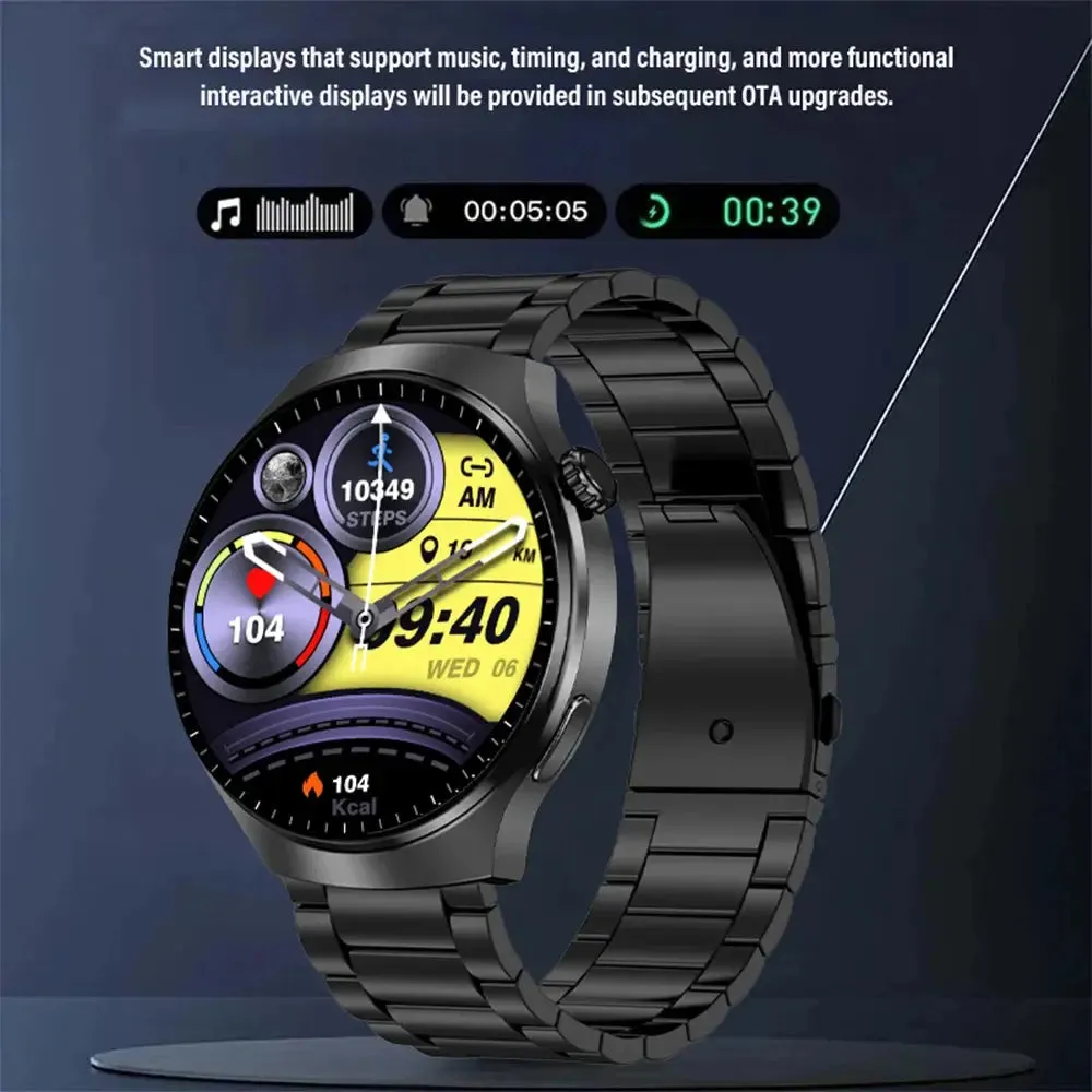 LAXASFIT New 1.52” Bluetooth Talk Smartwatch Men Outdoor Sports Fitness Heart Rate Health Monitoring Smartwatch for Android IOS