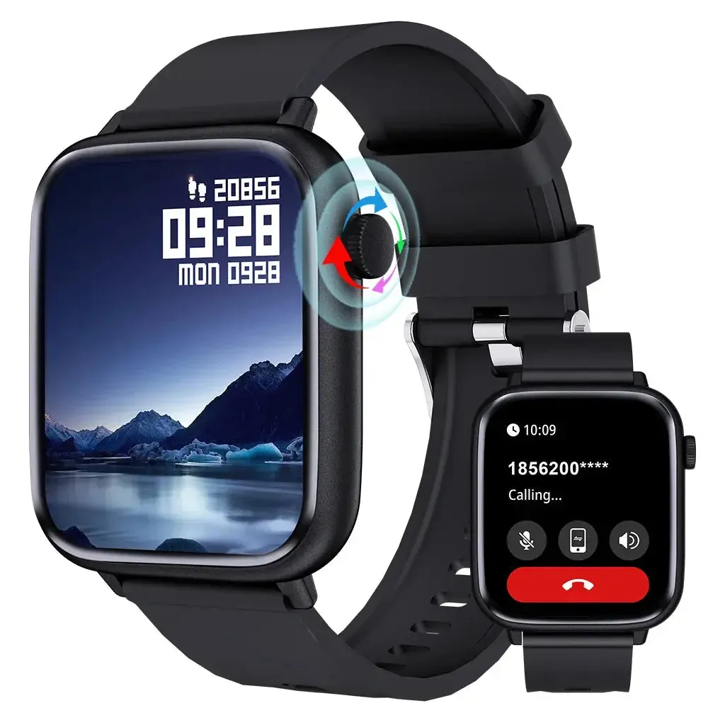 LAXASFIT Smartwatch BT Call Digital Full Touchscreen Sports Fitness Watch Smartwatch 2024 Brand New Smartwatch Men Women Gift