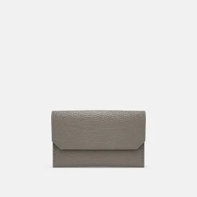 Leather Carry all Wallet - Grey and Grey