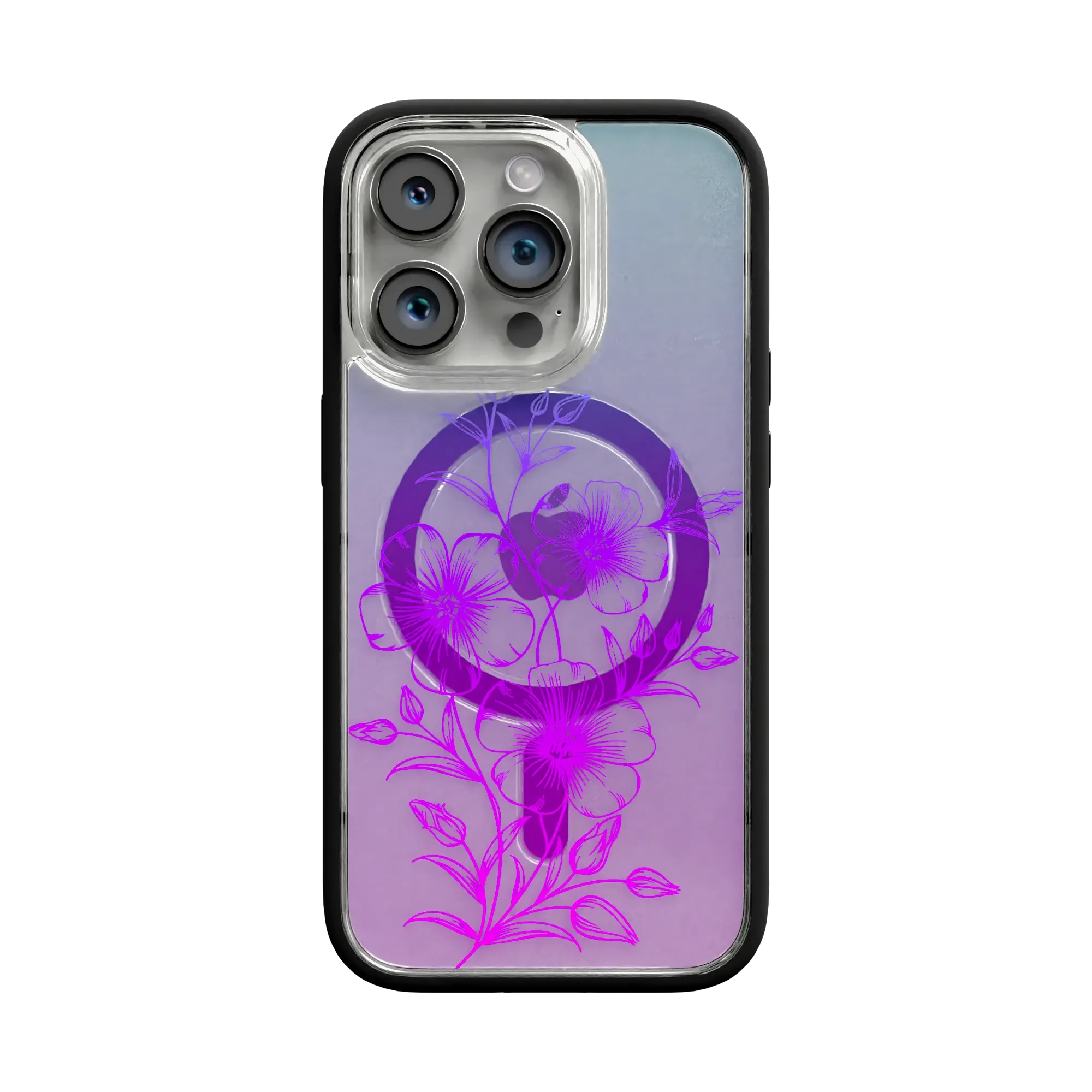 Lilac Haze | Protective MagSafe Case | Ombre Bouquet Collection for Apple iPhone 13 Series