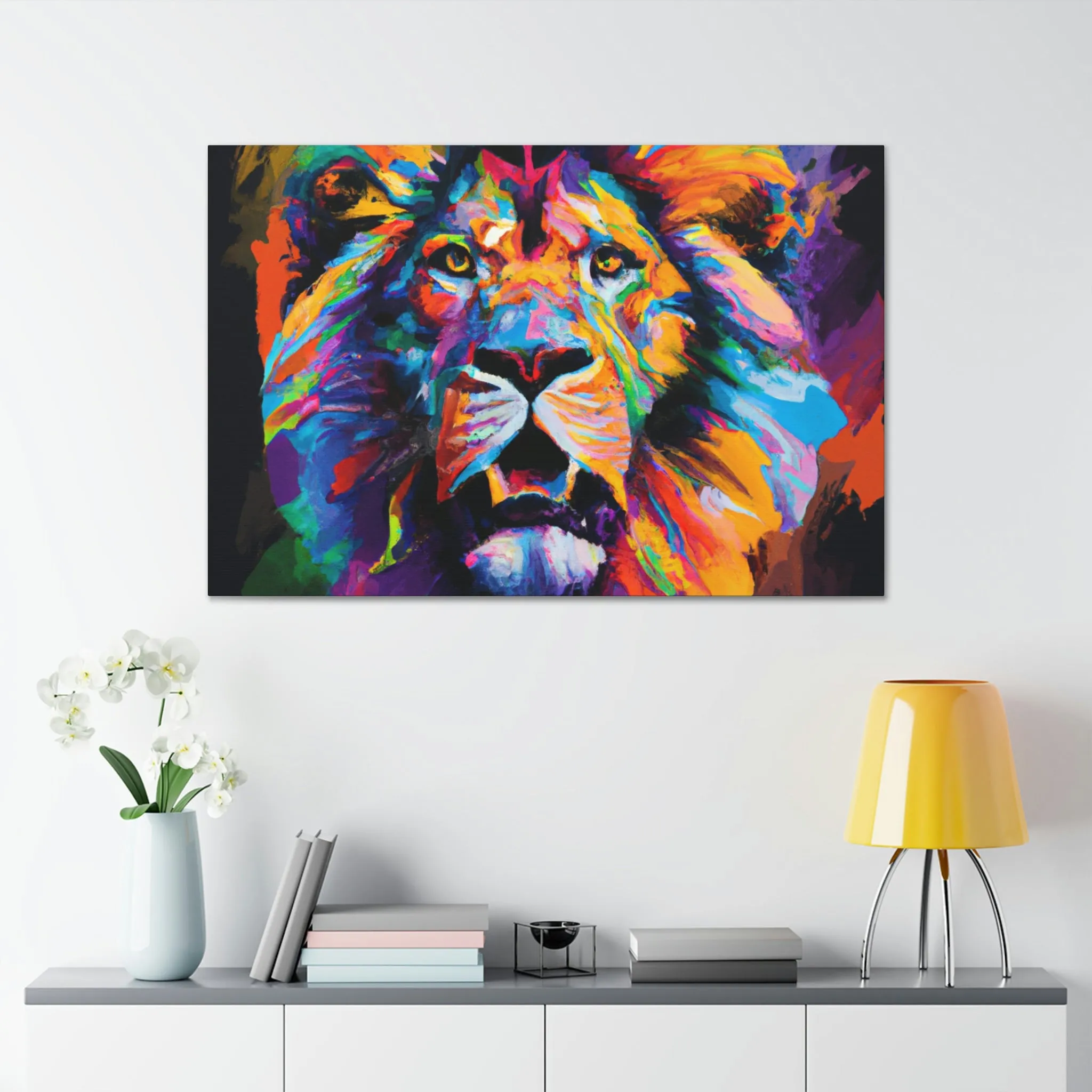 Lion Spectrum. - Canvas