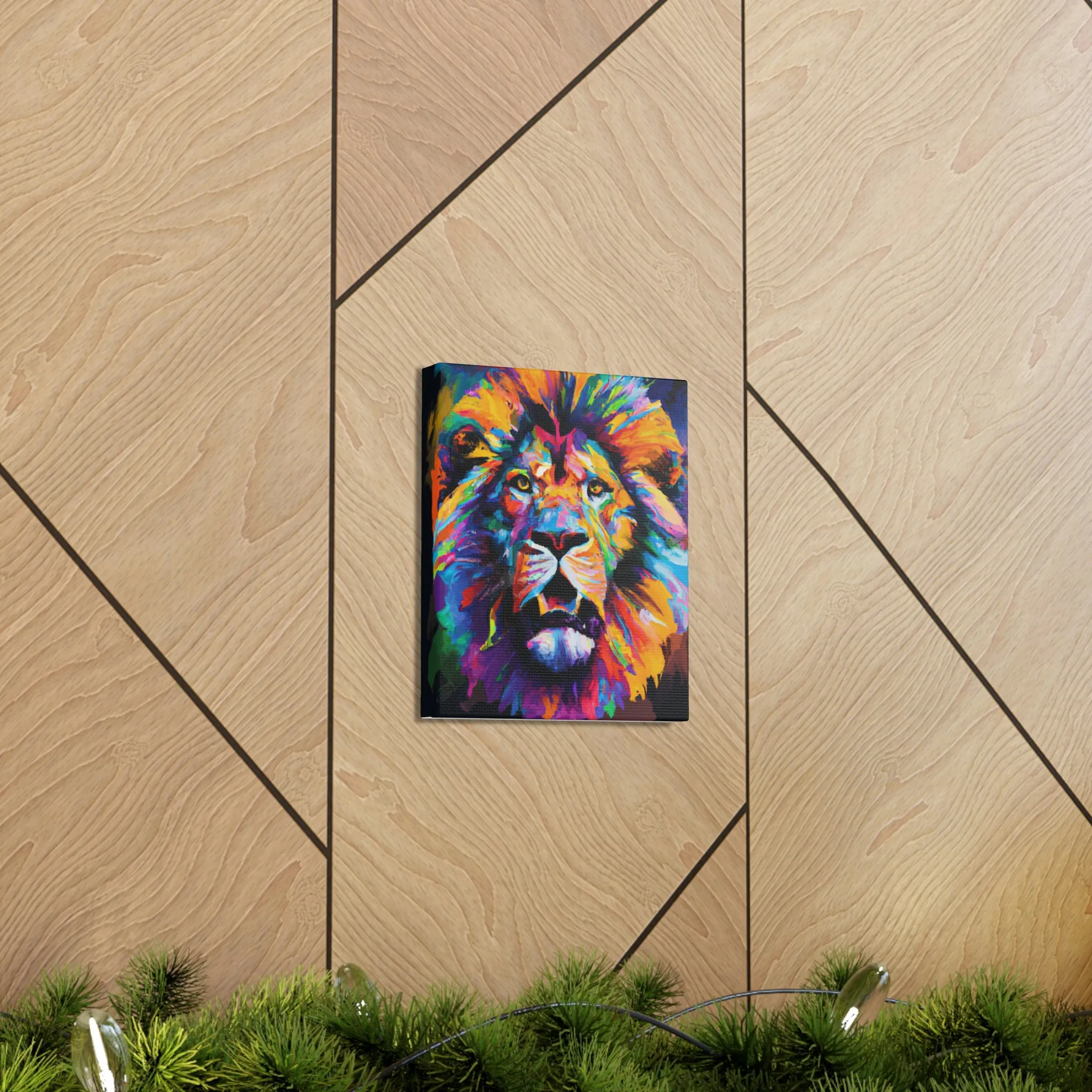 Lion Spectrum. - Canvas