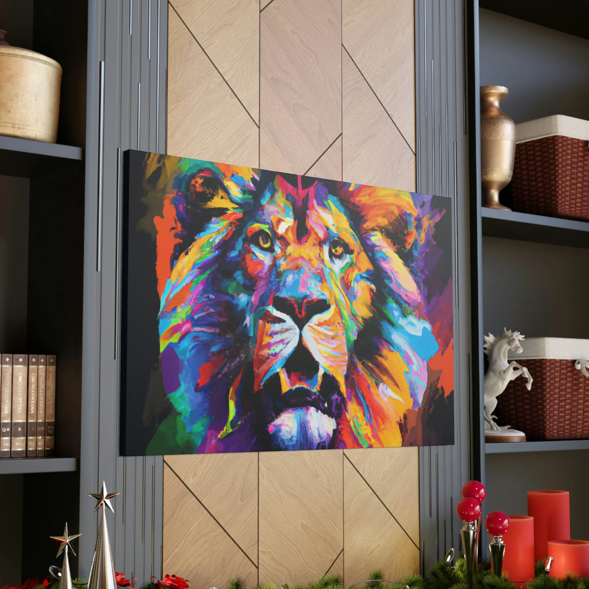 Lion Spectrum. - Canvas