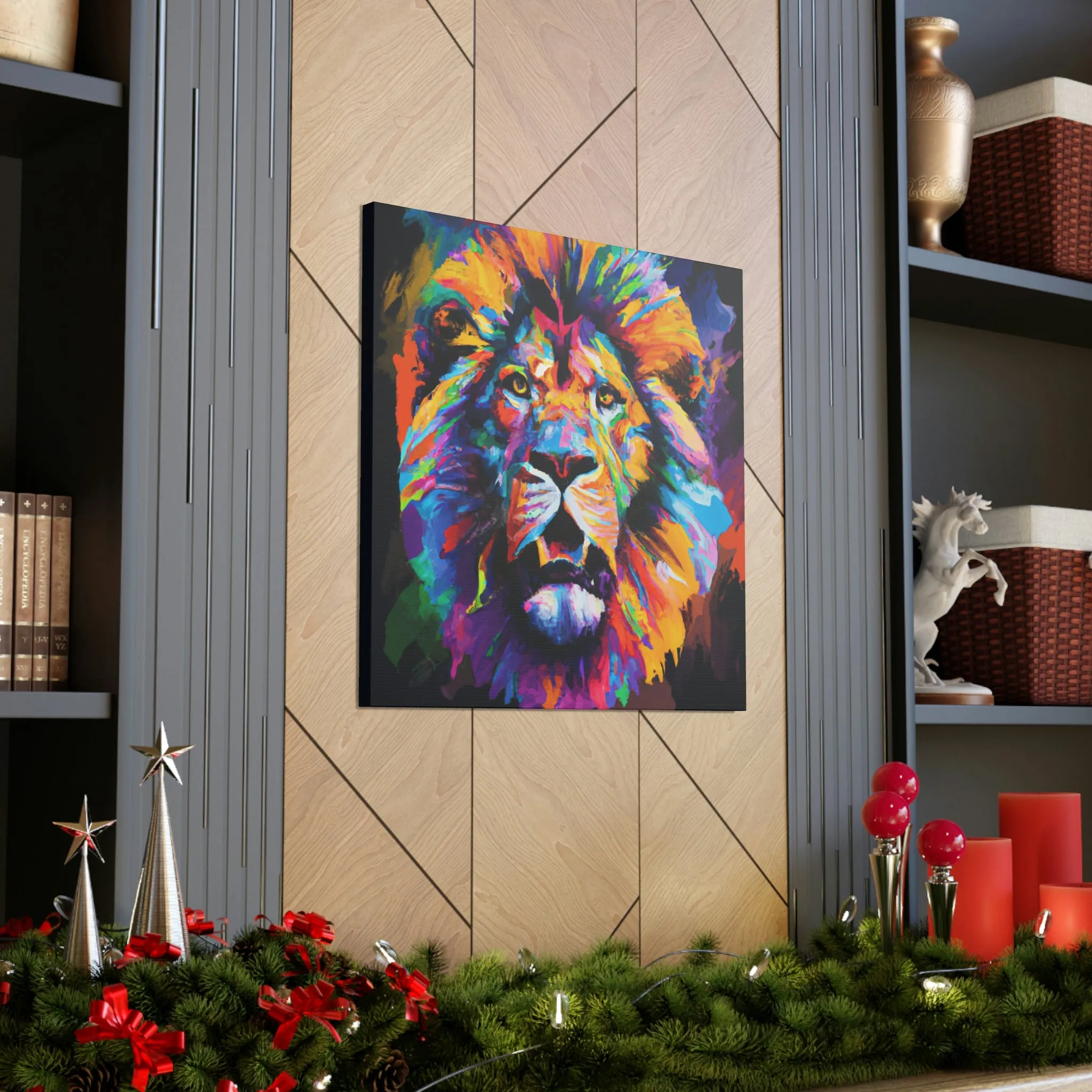 Lion Spectrum. - Canvas