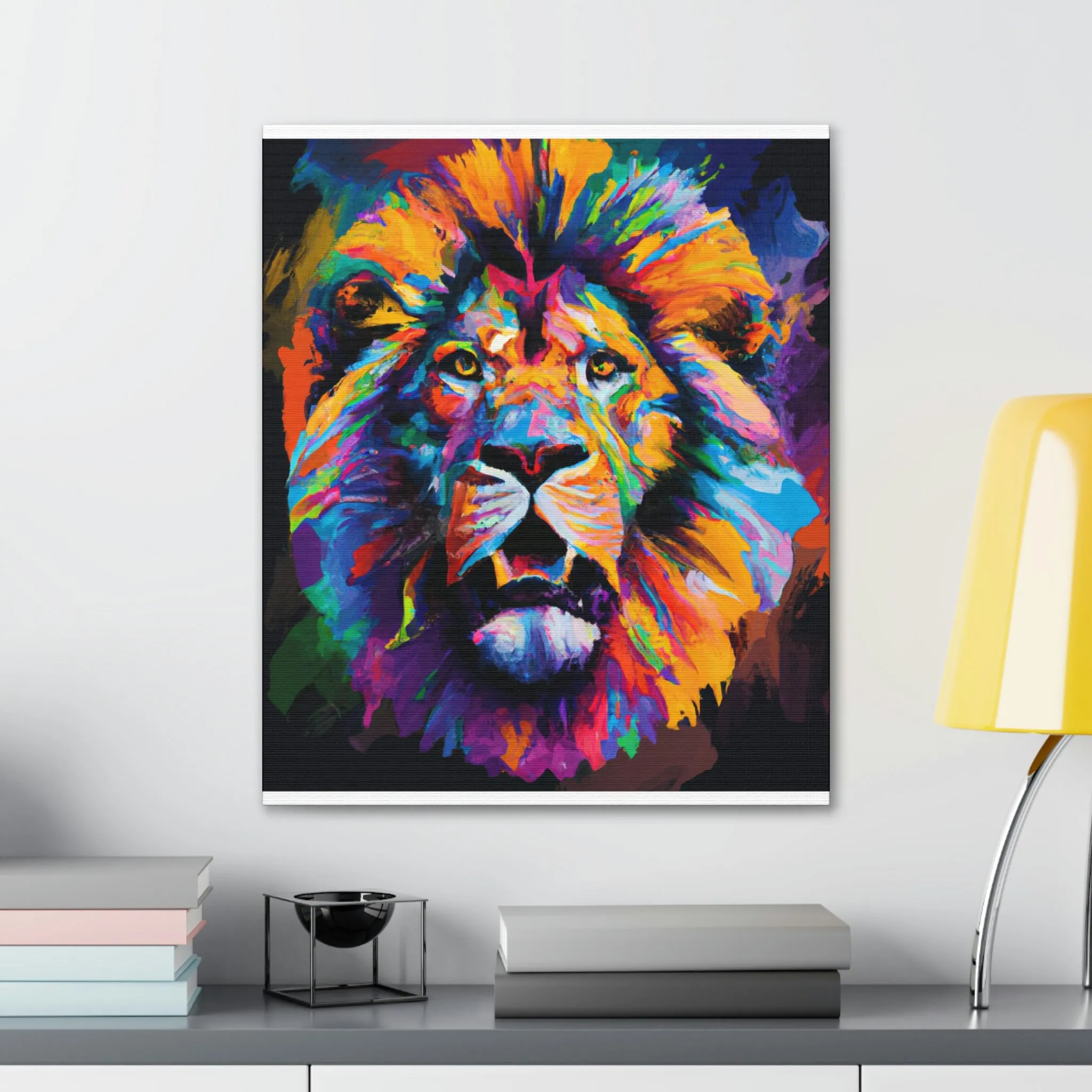 Lion Spectrum. - Canvas