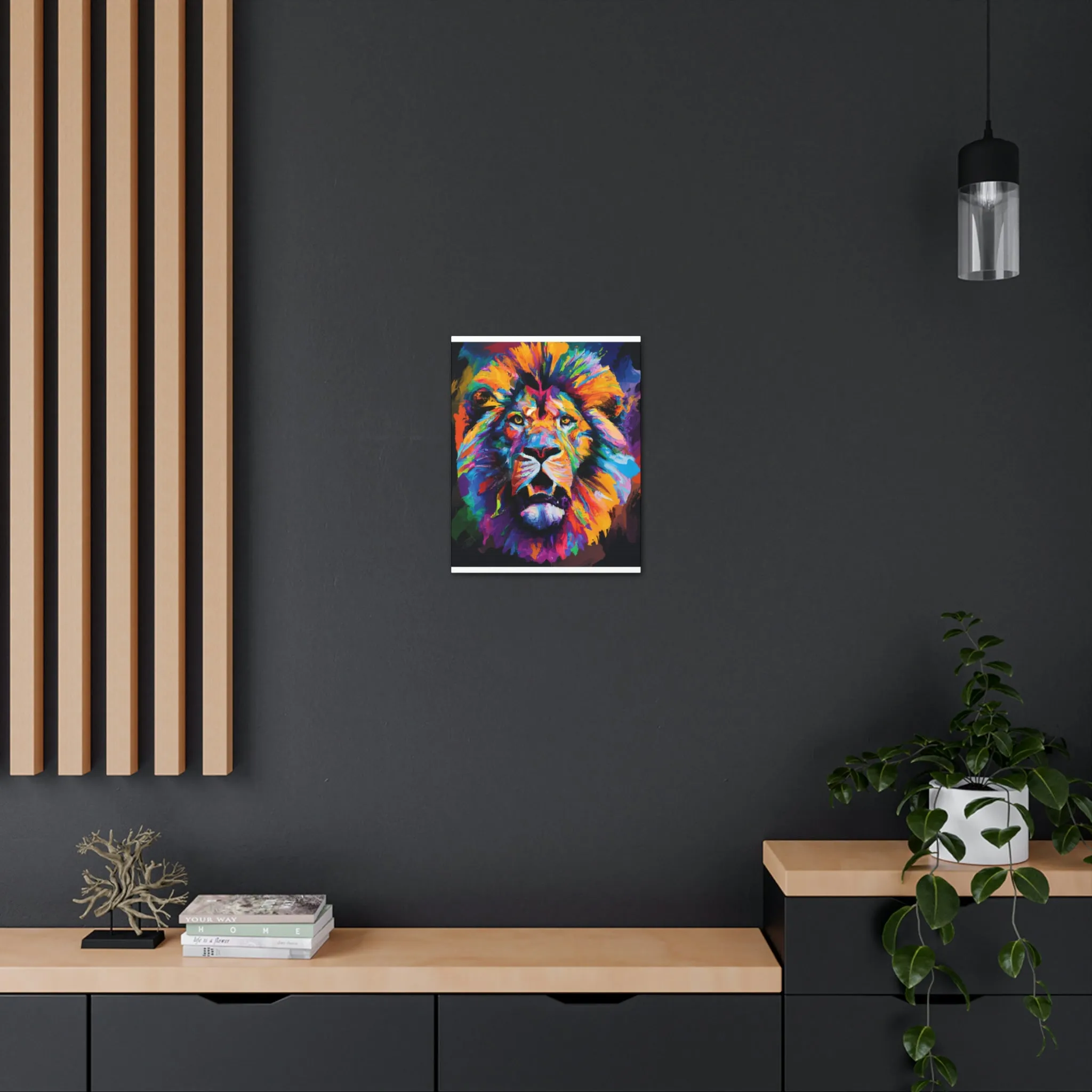 Lion Spectrum. - Canvas