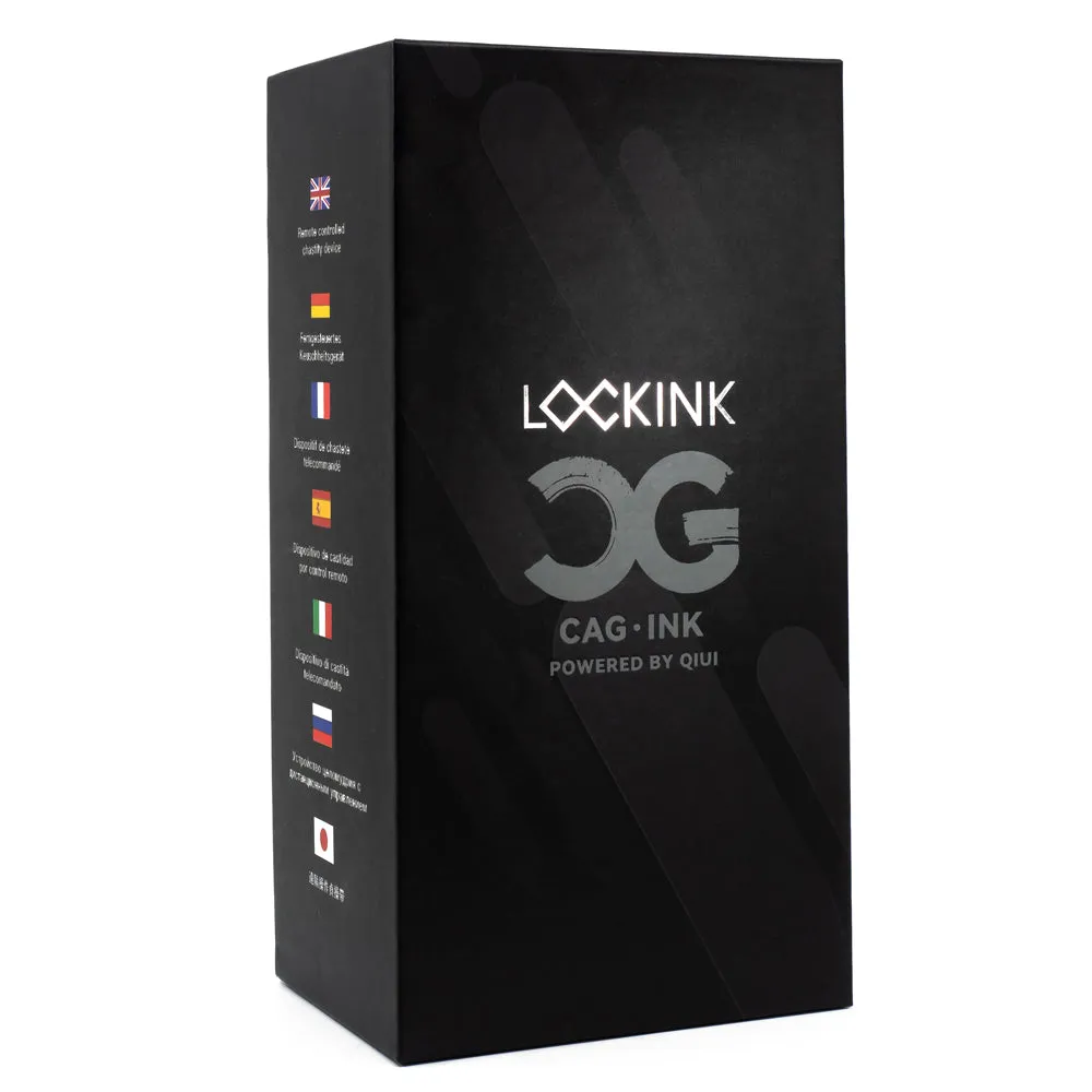 Lockink Cag-Ink App-Compatible E-Stimulation Chastity Cock Cage