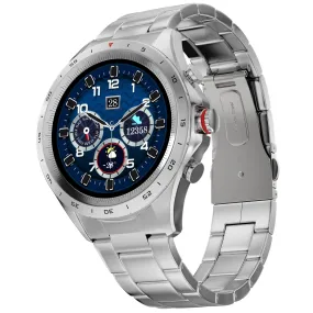 Luxury Stainless Steel Bluetooth Calling 360 Health Monitoring Display Watch