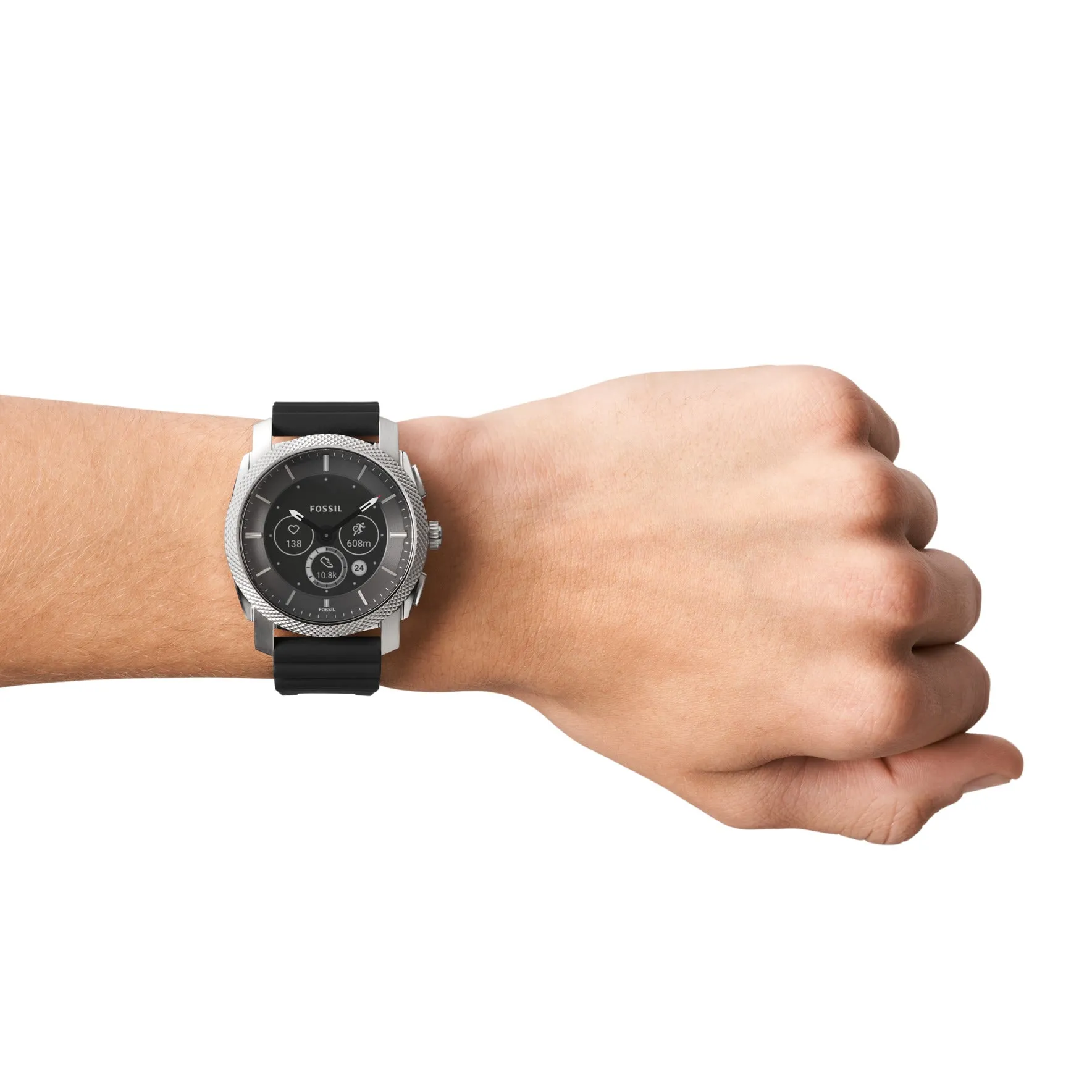 Machine Gen 6 Hybrid Smartwatch Black Silicone