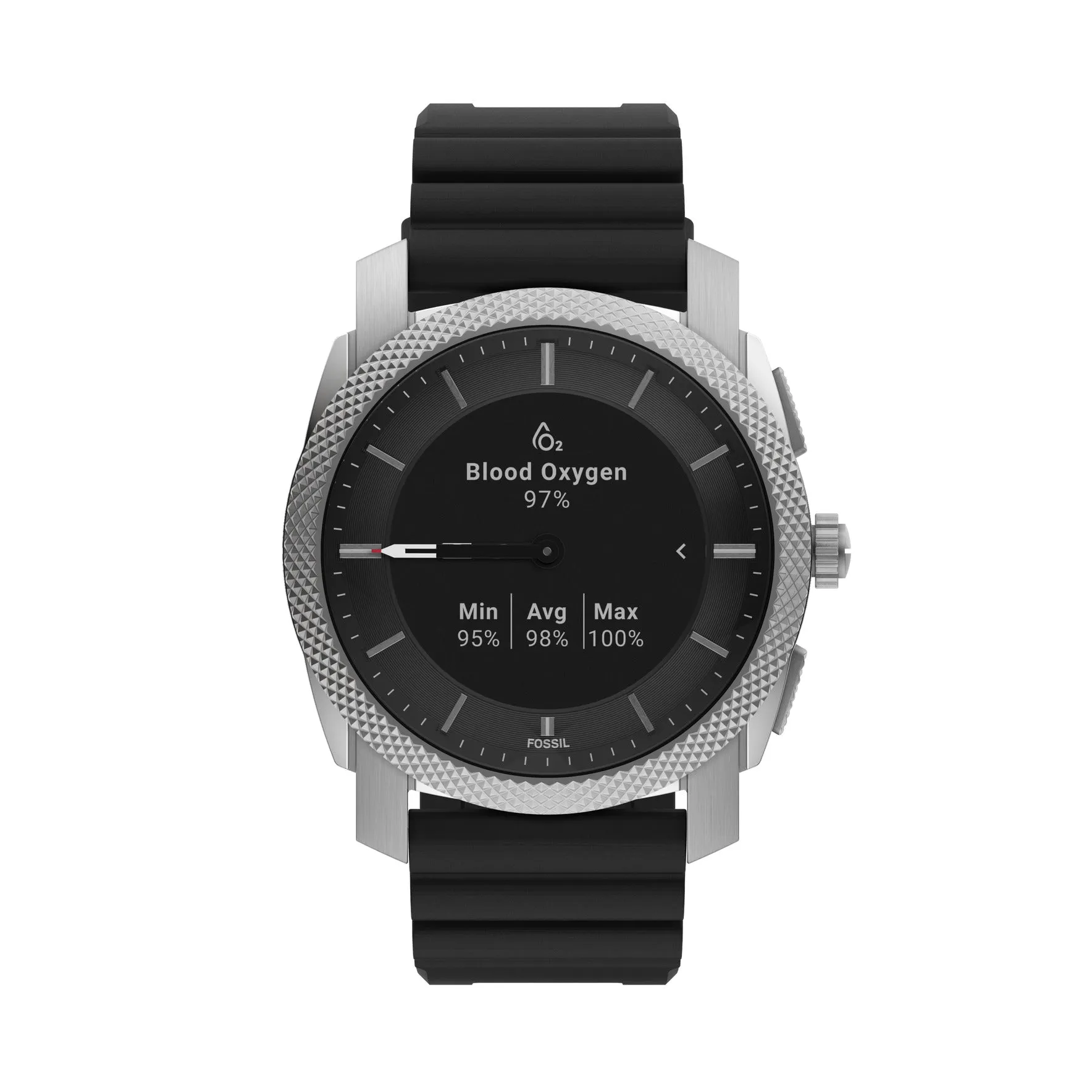 Machine Gen 6 Hybrid Smartwatch Black Silicone