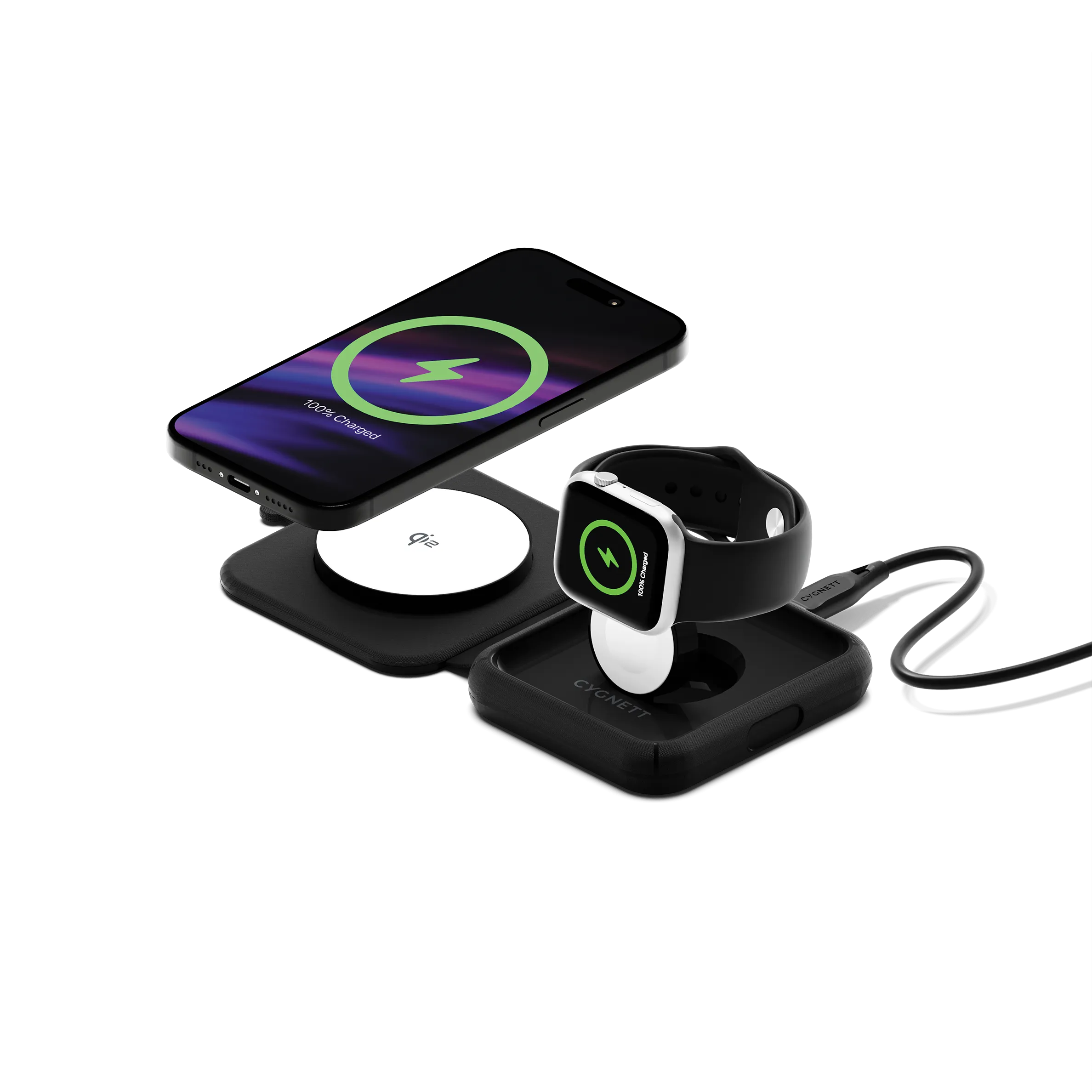 MagTravel 2-in-1 Wireless Charger