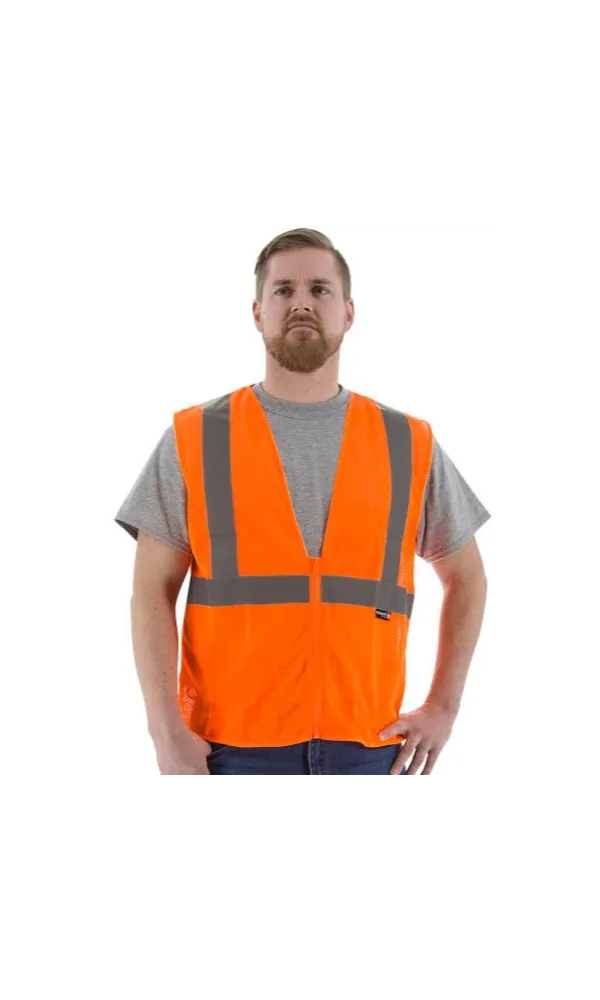 Majestic 75-3202 Hi-Vis Mesh Vest ANSI 2 R