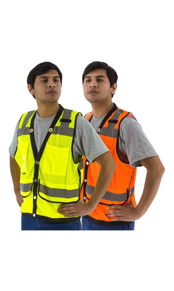 Majestic 75-3208 Hi-Vis Heavy Duty Mesh Vest, ANSI 2 R