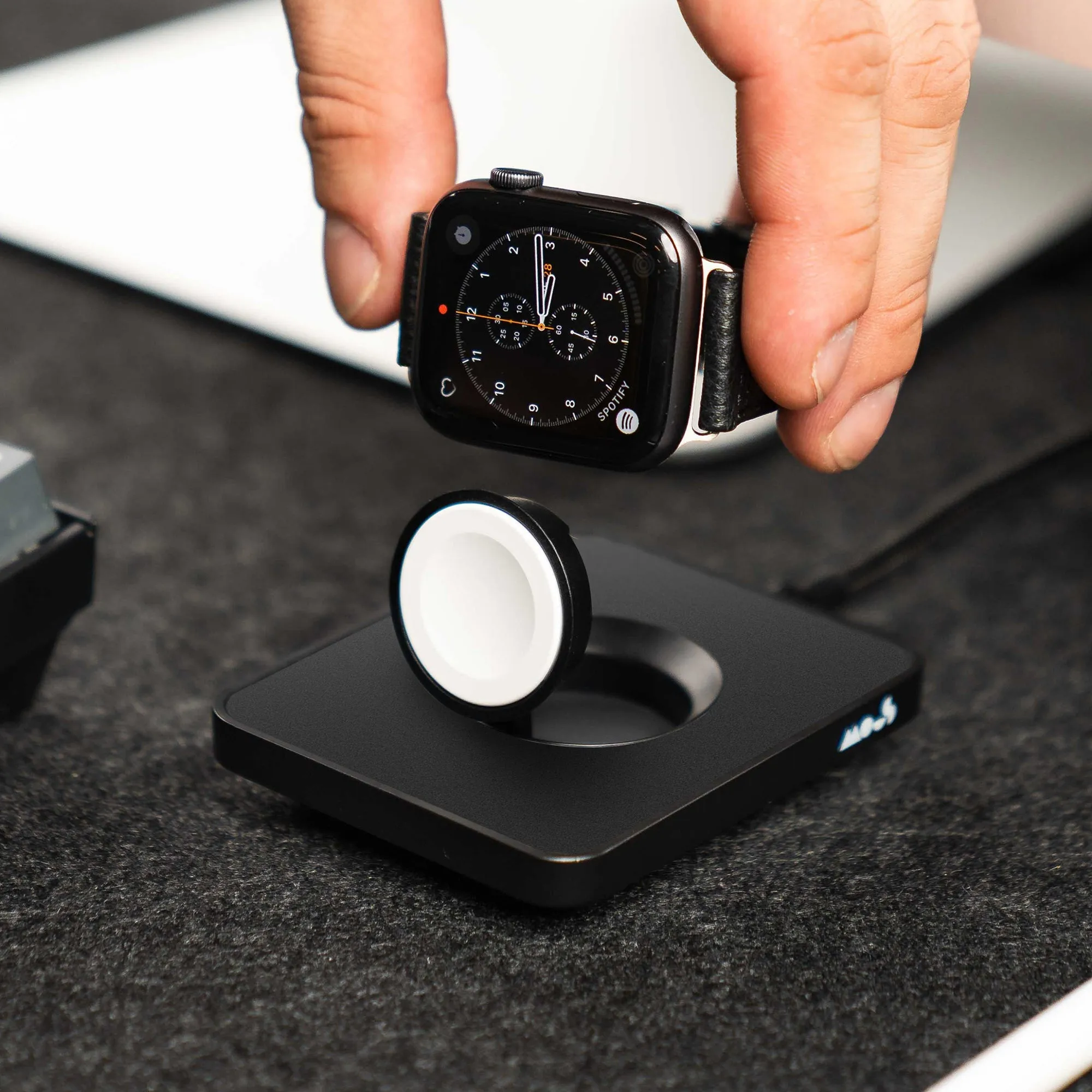 Matte Black Elevated Apple Watch® Charger