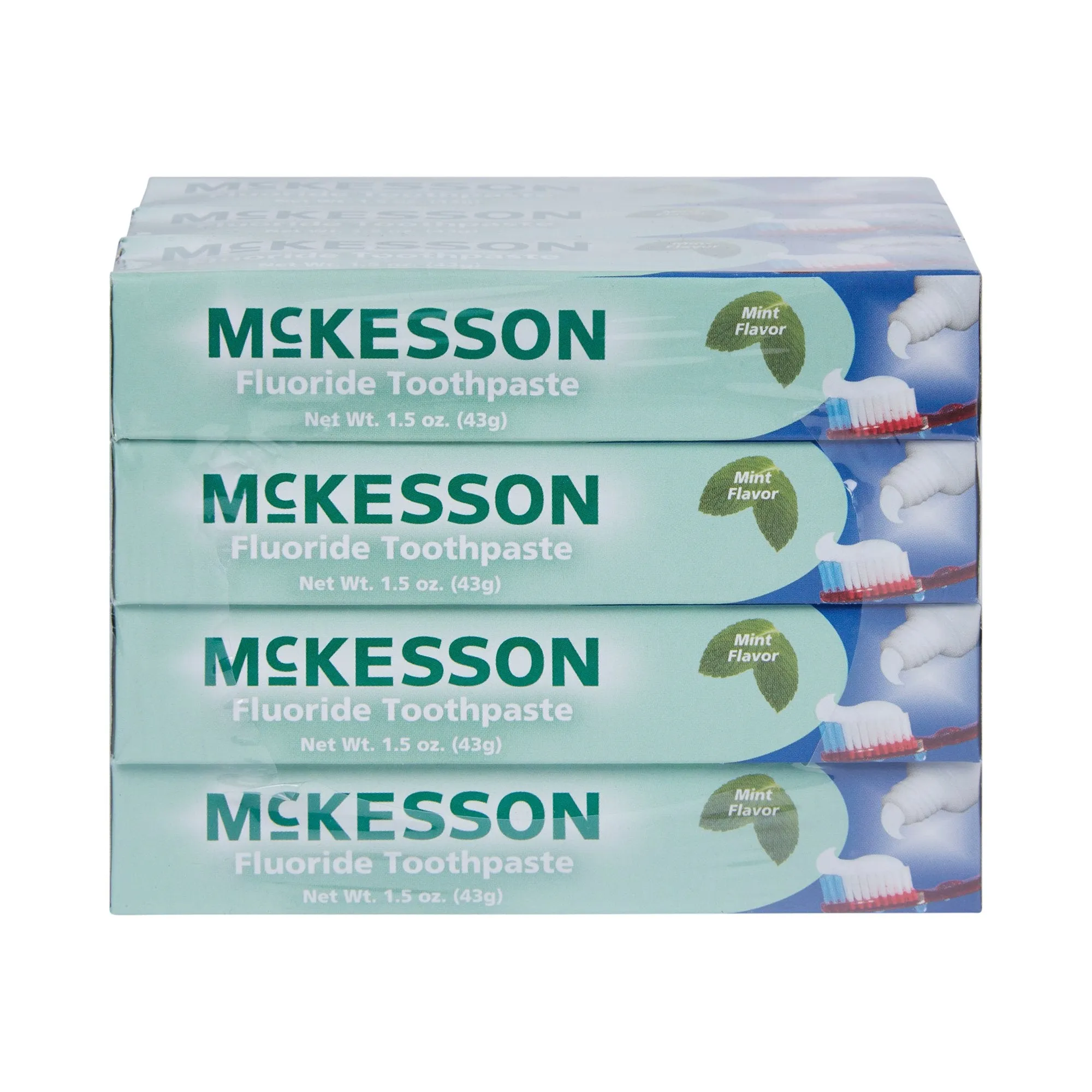 McKesson Toothpaste, Mint Flavor, Tube, 1.5 oz