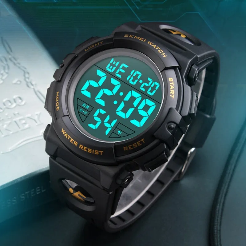 Men's Top Luxury Brand Sport Watch Electronic Digital 50M Waterproof Watches