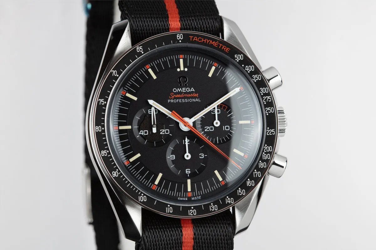 Mint 2018 Omega Speedmaster Professional 311.12.42.30.01.001 SpeedyTuesday "Ultraman" with Box and Papers