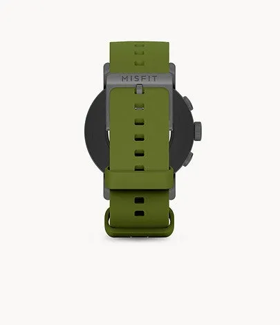 MISFIT Vapor X Gunmetal (Green Silicone Strap)