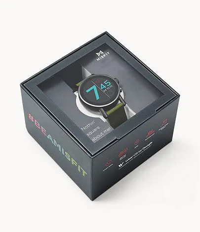 MISFIT Vapor X Gunmetal (Green Silicone Strap)