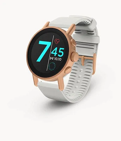 MISFIT Vapor X Rose Gold-Tone (Gray Silicone Strap)