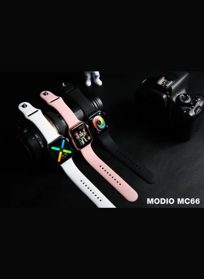 Modio MC66 Smart Watch With Full Display, Smart Split Screen & Long Battery Life, Support Calling, Full Screen, Heart Rate, Step Count, Sleep Alert