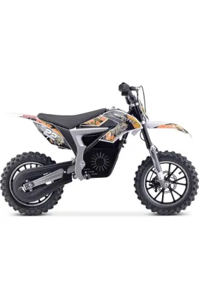 MotoTec 36v 500w Demon Electric Dirt Bike Lithium Orange