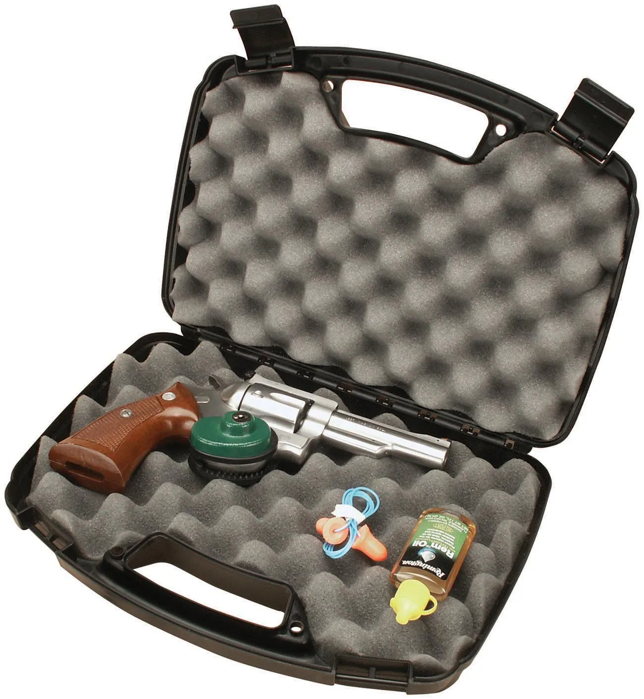 Mtm Pistol Handgun Case Single Up To 6 Inch Revolver Black