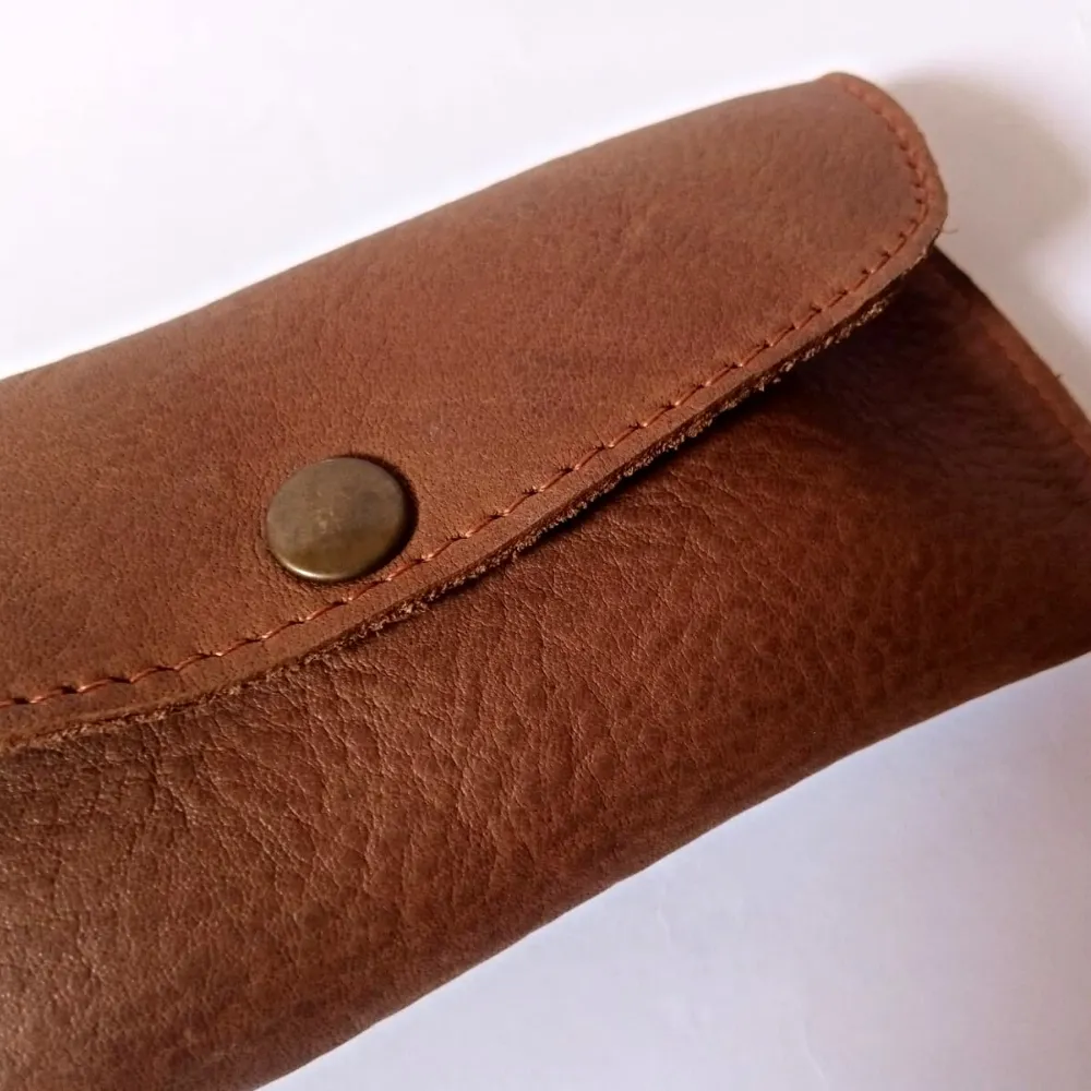 Mustard Leather Eyewear Case - Optical Cover