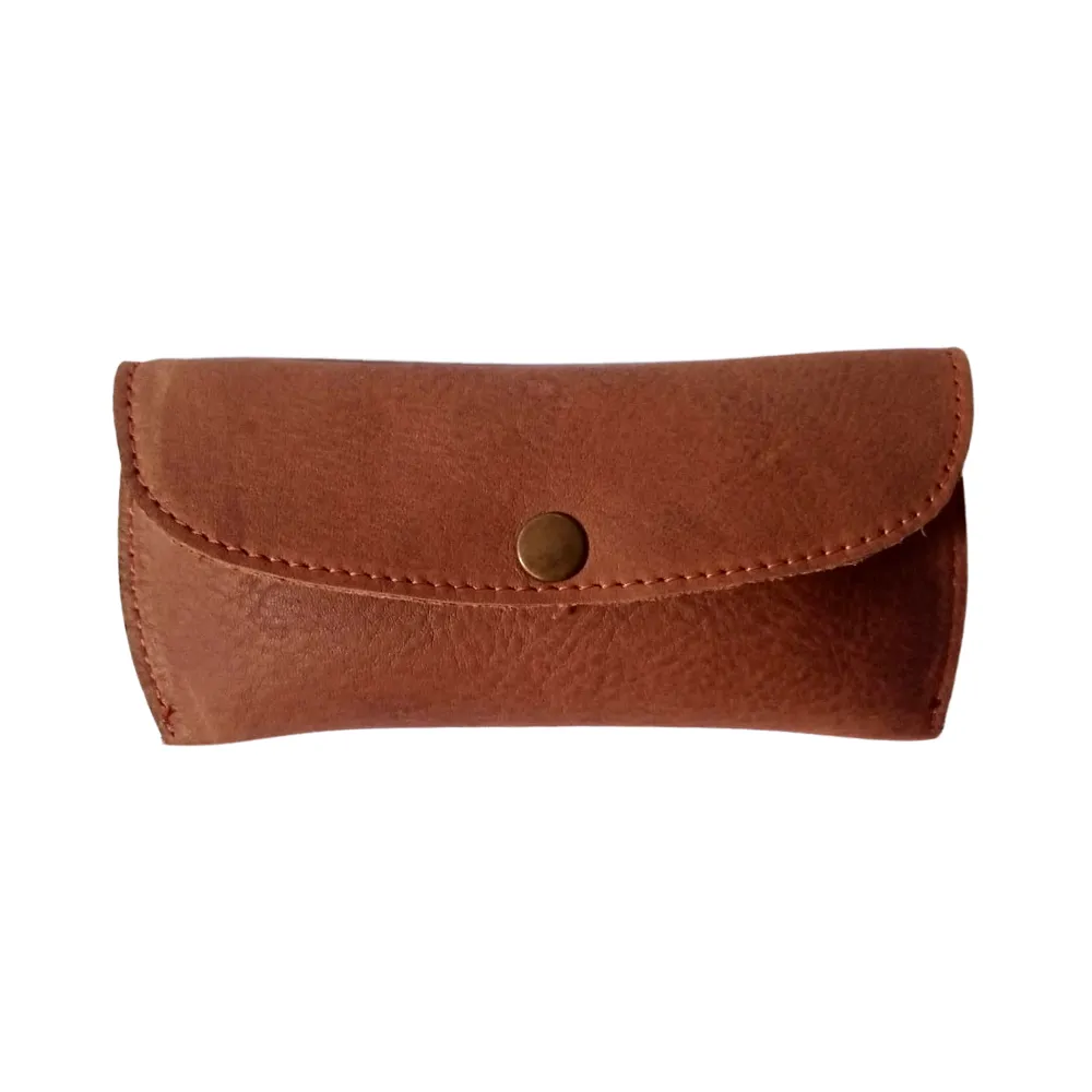 Mustard Leather Eyewear Case - Optical Cover