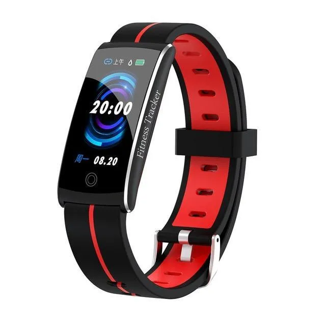 New Fitness Bracelet IP68 Waterproof Heart Rate Blood Pressure Monitoring Fitness Tracker Watch For Android iOS