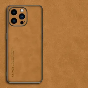 New Leather Simple Phone Case