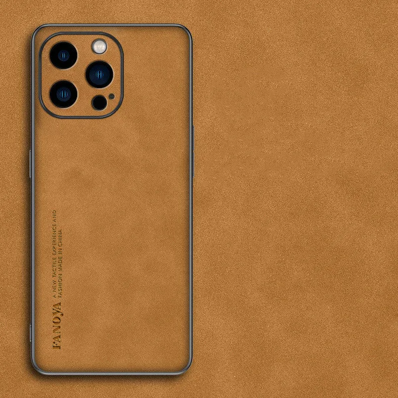 New Leather Simple Phone Case