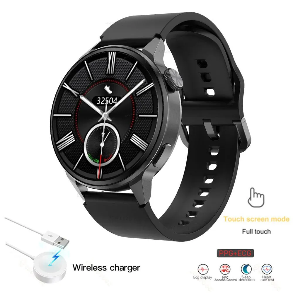 New NFC Smart Watches Women Clock Bluetooth Call GPS Movement Track Heart Rate ECG Blood Pressure Men smartwatch For Android ios